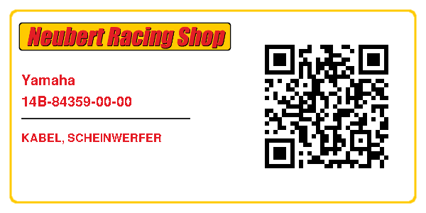 Yamaha 14B-84359-00-00