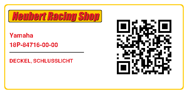 Yamaha 18P-84716-00-00