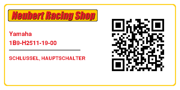 Yamaha 1B9-H2511-19-00