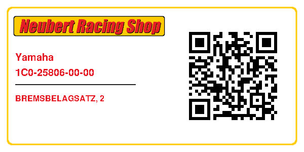 Yamaha 1C0-25806-00-00