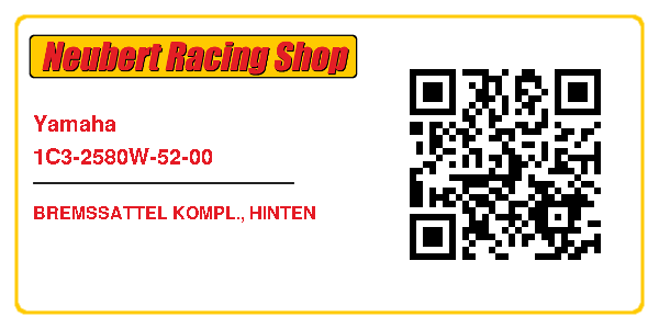 Yamaha 1C3-2580W-52-00