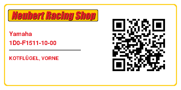 Yamaha 1D0-F1511-10-00