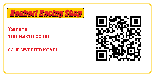 Yamaha 1D0-H4310-00-00