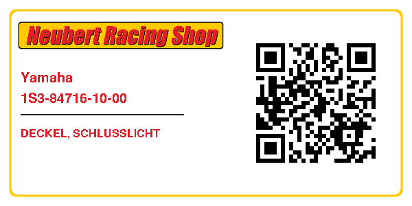 Yamaha 1S3-84716-10-00