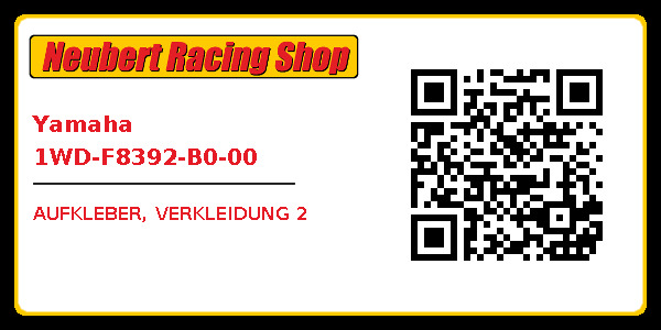 Yamaha 1WD-F8392-B0-00