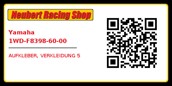 Yamaha 1WD-F8398-60-00