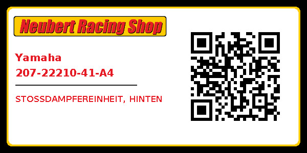 Yamaha 207-22210-41-A4