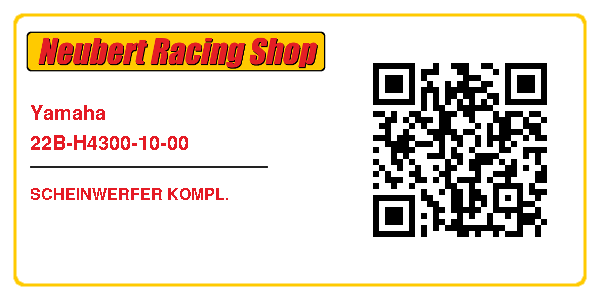 Yamaha 22B-H4300-10-00