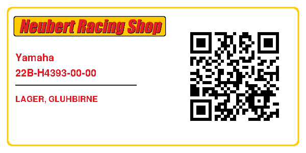 Yamaha 22B-H4393-00-00