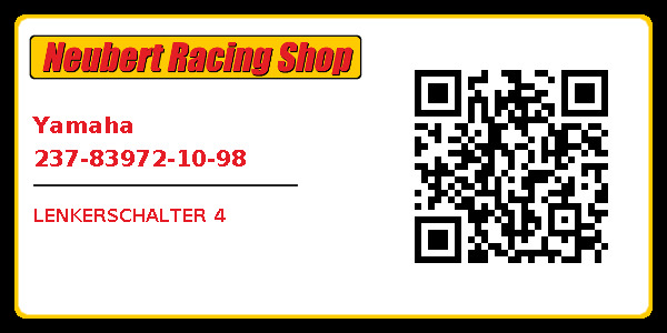 Yamaha 237-83972-10-98