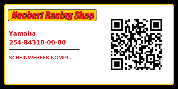 Yamaha 254-84310-00-00