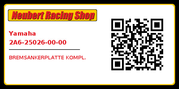 Yamaha 2A6-25026-00-00