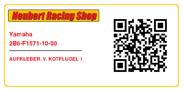 Yamaha 2B6-F1571-10-00