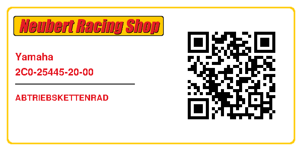Yamaha 2C0-25445-20-00