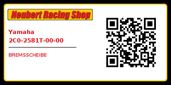 Yamaha 2C0-2581T-00-00