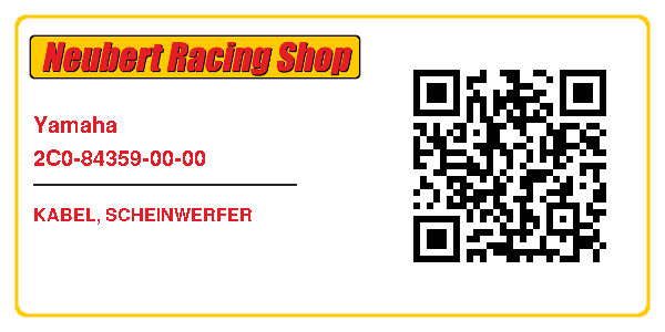 Yamaha 2C0-84359-00-00