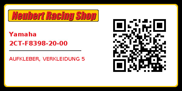 Yamaha 2CT-F8398-20-00