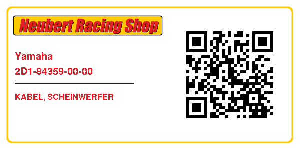 Yamaha 2D1-84359-00-00