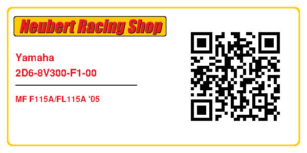 Yamaha 2D6-8V300-F1-00