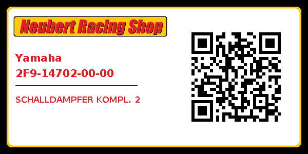 Yamaha 2F9-14702-00-00