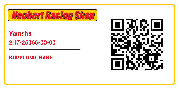Yamaha 2H7-25366-00-00