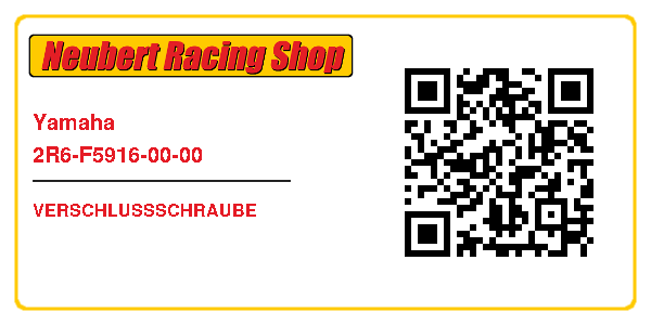 Yamaha 2R6-F5916-00-00