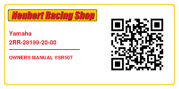 Yamaha 2RR-28199-20-00