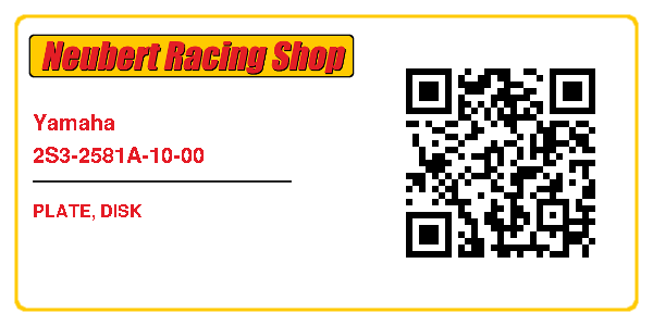 Yamaha 2S3-2581A-10-00