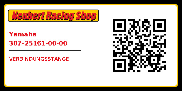 Yamaha 307-25161-00-00