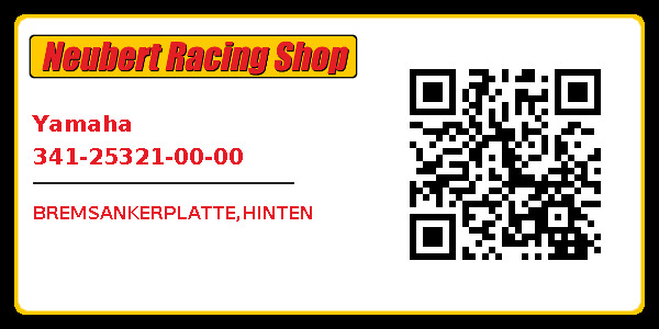 Yamaha 341-25321-00-00
