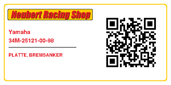 Yamaha 34M-25121-00-98