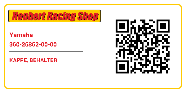 Yamaha 360-25852-00-00