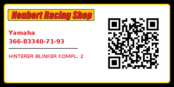 Yamaha 366-83340-71-93