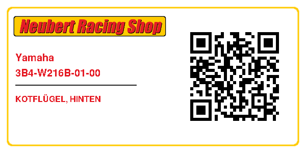 Yamaha 3B4-W216B-01-00