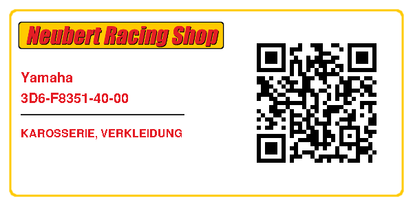 Yamaha 3D6-F8351-40-00