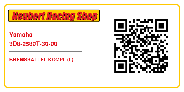 Yamaha 3D8-2580T-30-00