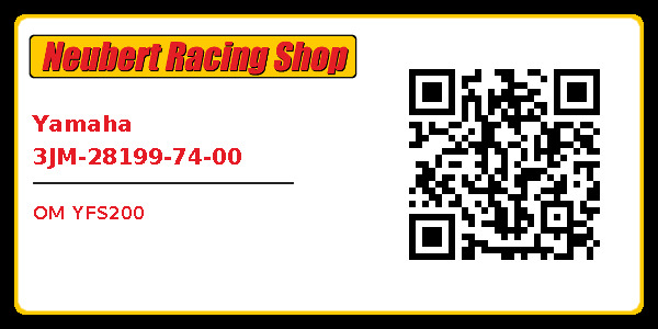 Yamaha 3JM-28199-74-00