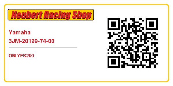 Yamaha 3JM-28199-74-00