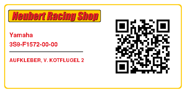 Yamaha 3S9-F1572-00-00