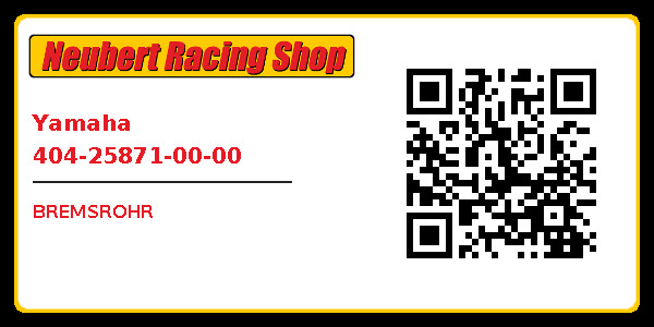 Yamaha 404-25871-00-00