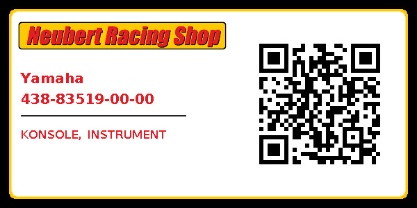 Yamaha 438-83519-00-00