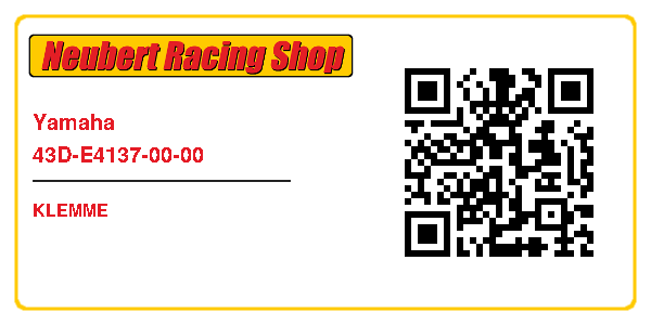 Yamaha 43D-E4137-00-00