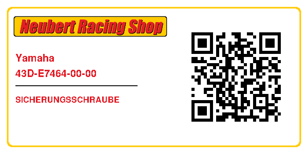 Yamaha 43D-E7464-00-00