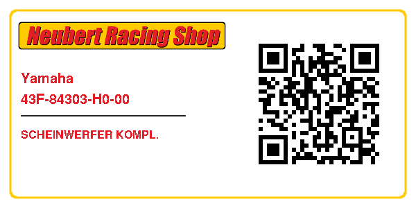 Yamaha 43F-84303-H0-00