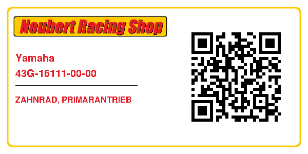 Yamaha 43G-16111-00-00