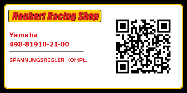 Yamaha 498-81910-21-00