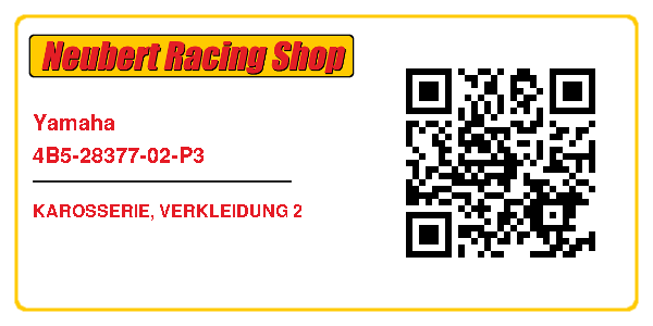 Yamaha 4B5-28377-02-P3