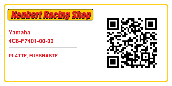 Yamaha 4C6-F7481-00-00