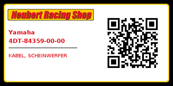 Yamaha 4DT-84359-00-00