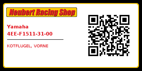 Yamaha 4EE-F1511-31-00